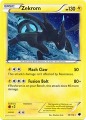 Zekrom 39/116 Cosmos Holo Promo - Legendary Dragons of Unova Collection Exclusive